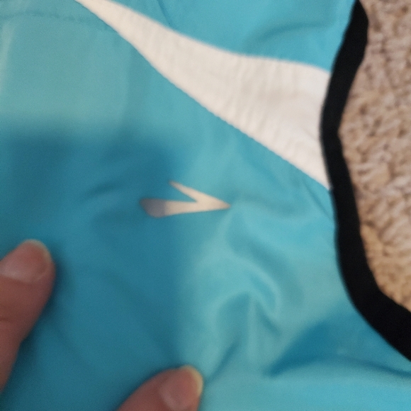 Brooks Running Turquoise And White Sleeveless Zip-Up Vest Size Small - Picture 5 of 12